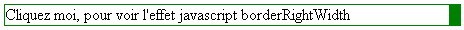 copie d'&eacute;cran de l'affichage de la propri&eacute;t&eacute; css borderRightWidth