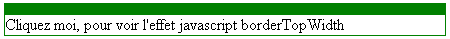 copie d'&eacute;cran de l'affichage de la propri&eacute;t&eacute; css borderTopWidth