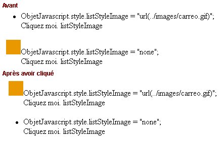 copie d'&eacute;cran de l'affichage de la propri&eacute;t&eacute; css listStyleImage