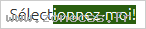 Texte slectionn en Css