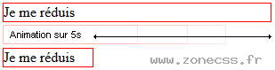 copie d'écran de l'affichage de la propriété CSS animation-duration