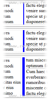 copie d'écran de l'affichage de la propriété CSS column-rule-width