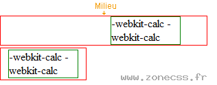 copie d'écran de l'affichage de la fonction CSS -webkit-calc()
