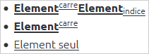 Exemple de slecteur Css :first-child