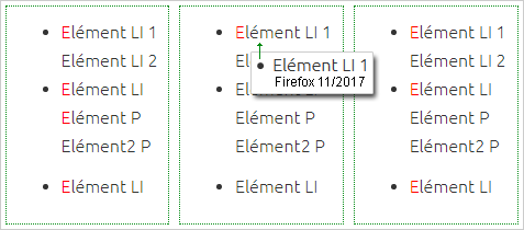 Exemple de slecteur Css :first-line