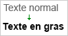 Texte en gras en Css