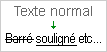 Texte souligné ou barré en Css