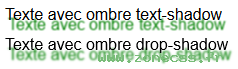 "text-shadow vs drop-shadow"