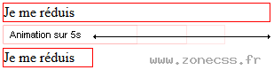 copie d'écran de l'affichage de la propriété CSS animation-name