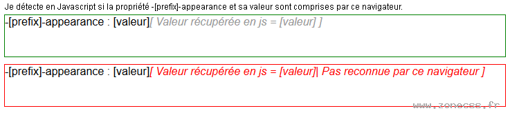 copie d'écran de l'affichage de la propriété CSS -moz-appearance